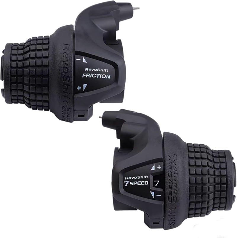 Tailcle RS25-3X7 Speed Bike Gear Shifter, Bicycle Revoshift Right SL-RS25-3X7 Shift Lever Bicycle Twist Grip Thumb Gear Shifter for MTB Mountain Bike (RS25-3X7 Speed Bike Shifter) - Image 1